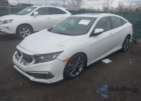 2020 Honda Civic Ex-L из США, поврежденный, VIN 19XFC1F73LE220448